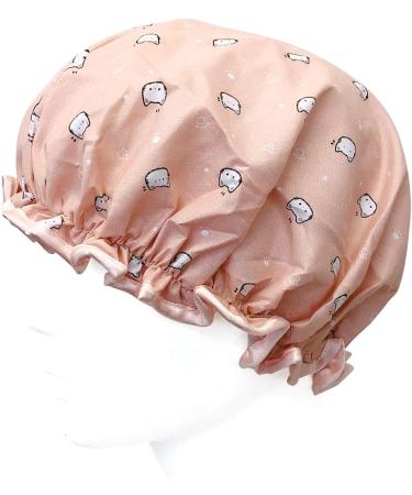 Wrapables Double Layer Waterproof Shower Caps Set of 4 - Dots, Cherries, Kitties Design - Buy Online on GoSupps.com