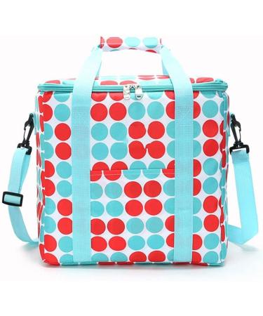 KAJENO 20L Oxford Cloth Waterproof Bag With Shoulder Strap Insulated Leakproof Lunch Tote Box Picnic Organizer For Outdoor Beach Camping Oxford Waterproof Bag Red - Buy Online on GoSupps.com