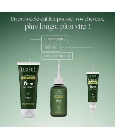 LUX OL - Growth Shampoo - Grows 6 cm in 3 Months* - Longer Hair Faster - Clinically Proven - Naturally Derived Formula - Cast - Buy Online on GoSupps.com