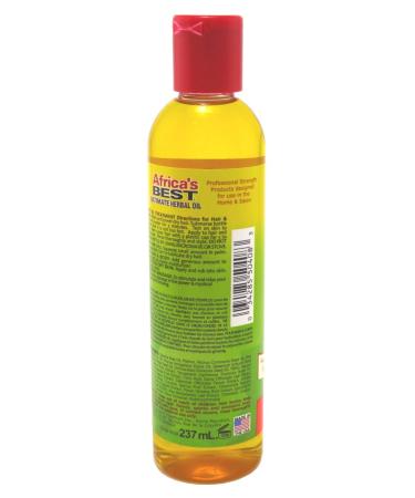 Africa's Best Ultimate Herbal Oil 8oz (235ml) - 3 Pack | Promotes Hair Growth & Scalp Health - Buy Online on GoSupps.com