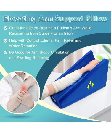 Zelen Arm Elevation Pillow - Support Wedge for Post Surgery Recovery & Broken Arm Therapy - Buy Online on GoSupps.com