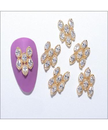 DIY Rhinestones Charms Zircon Butterfly-shape Nail Art Decorations 3D(14) type14