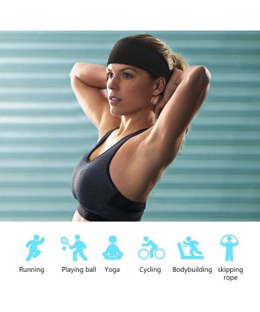 6 Pieces Women's Sport Headbands 7cm Anti Slip Men Elastic Headband Yoga Hair Bands Breathable Hair Band for Doing Workout Makeup Running Headband - Buy Online on GoSupps.com