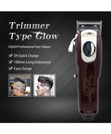Hair Clippers Cordless Beard Trimmer for Men Professional Barber Clippers T Blade Trimmer for Men Rechargeable Hair Clippers Grooming Kit - Buy Online on GoSupps.com