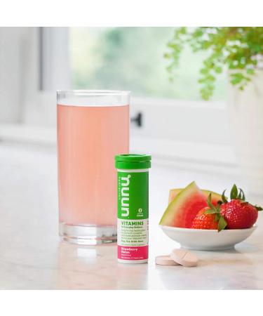 Buy Nuun Vitamins Strawberry Melon Daily Hydration Supplement - 3 Tubes of 12 Tabs | International Shipping Available - Buy Online on GoSupps.com