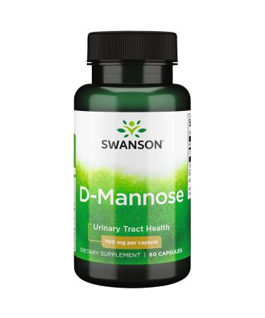 Swanson D-Mannose 700 Milligrams 60 Capsules 1