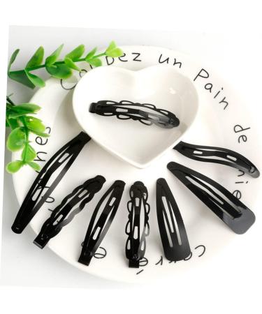 Beaupretty Simple Hair Clips snap snap barrettes clips for bows s clips alligator barrettes clips metal bow clips metal barrettes barrette child blank Metal Hair Clips - Buy Online on GoSupps.com