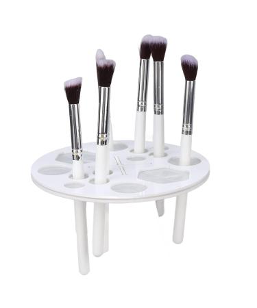 Buy Makeup Brush Drying Rack - 14 Holes Multifunctional Makeup Brush Holder (White) - International Shipping Available - Buy Online on GoSupps.com