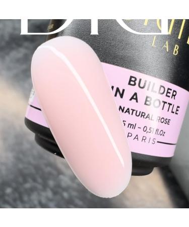 Didier Lab - Premium Nail Builder Gel in a Bottle Natural Rose - Strengthens Natural Nails - LED UV Builder Gel for Nails - Hard Gel Nail Builder for Nail Repair - Nail Gel Extension 15ml 15 ml (Pack of 1) BIAB Natural Rose - Buy Online on GoSupps.com