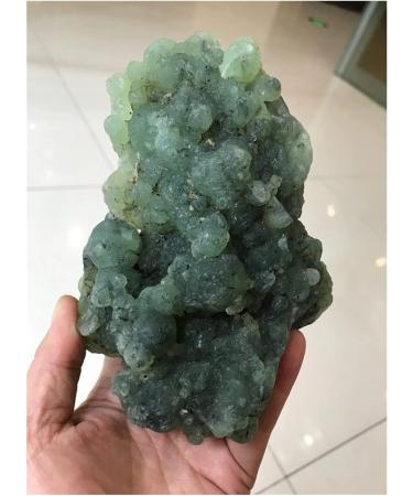 Real Natural Raw Green Prehnite Quartz Crystal Specimens Rough Grape Stone Agate Ore Folk for Decoration Stone Generator ningxiao (Size : 0.7-0.9kg) - Buy Online on GoSupps.com
