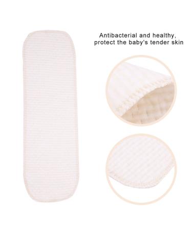 10PC Reusable Newborn Cotton Diapers | Breathable Washable Baby Diapers for 0-2 Years | Eco-Friendly Cloth Diaper Inlays for Boys & Girls - Buy Online on GoSupps.com