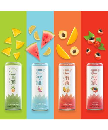 Equo Life Clean Energy Drink with Siberian Ginseng - Tropical Breeze 12 Fl Oz - Pack of 12 - Boost Your Energy & Vitality - International Shipping Available - Buy Online on GoSupps.com