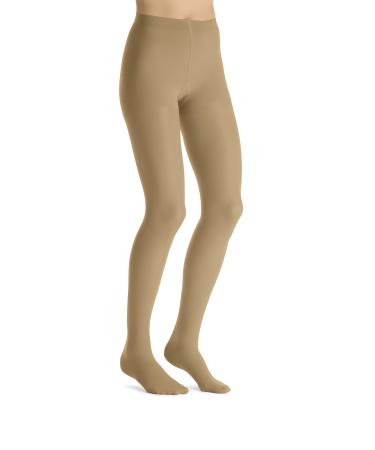 JOBST UltraSheer 15-20mmHg Compression Stockings Pantyhose Waist High Closed Toe Honey X-Large
