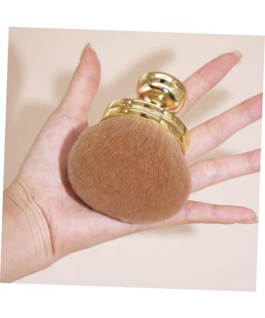 VINTORKY Fluffy and Soft Makeup Brush Travel Powder Brush Makeup Powder Brush Travel Makeup Brush Setting Powder Brush for Loose Powder Brush for Powder Foundation Blush Brush Makeup Tools 8.50X7.00X7.00CM Golden - Buy Online on GoSupps.com