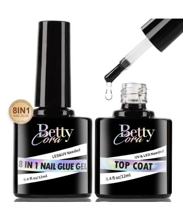 Nail Glue Remover Glue Off for Press ON Nails, BettyCora 15ML False Nails  Glue on Nails Remover Fake Nail Adhesives Remover Nail Glue Debonder with  Wooden Stick 0.5oz A10-Nail Glue Remover