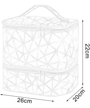 Sac Pour Vernis Semi Permanent tui de transport Double couche sac de rangement en PU tui de rangement Portable for vernis ongles maquillage lampe ongles ongles en Gel Kits de vernis ongl Golden - Buy Online on GoSupps.com
