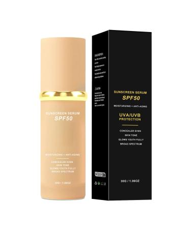 Ziennhu 4in1 Biomimic Foundation Mid Spectrum Moisturizing makeup SPF 50 with UV protection Long lasting waterproof full coverage and concealer for women