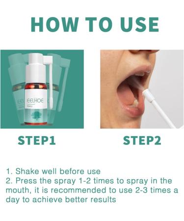 Gum Repair Spray Oral Care Spray Gum Health Spray Toothache Pain Relief Relief Sore Gums Gum Regrowth Spray Toothache Relieving Spray Helps Protect and Recovery of Damages Gums and Oral Cavity - Buy Online on GoSupps.com