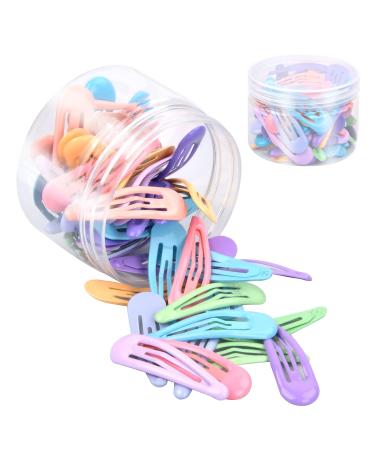 Pinsheng 60 Mini Colorful Hair Clips for Kids - Snap Metal Accessories for Girls & Toddlers (10 Colors) - Buy Online on GoSupps.com