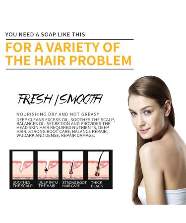 Organic Ginger Hair Regrowth Shampoo Bar - Promotes Growth, Fights Hair Loss, Dandruff & Itching - 2 Pcs - Buy Online on GoSupps.com
