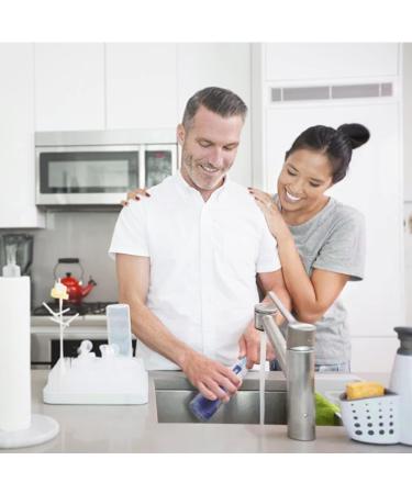 Clundoo Baby Bottle Brush Set | 3-in-1 BPA-Free Bottle & Nipple Cleaner | Soft Brushes for Baby Bottles Blue - Buy Online on GoSupps.com