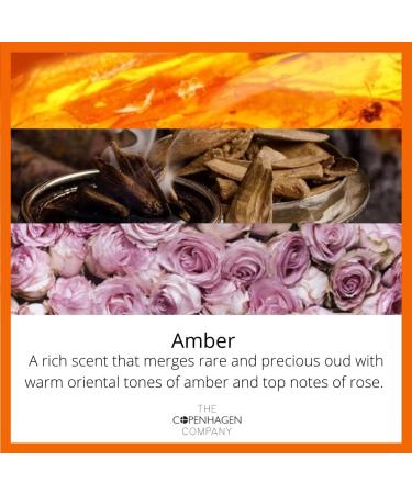 Hotel Collection Luxury Scented Candle Gift for Women | 12oz Amber | 35 Hours Burn Time | Natural Wax Blend by The Copenhagen Company - Buy Online on GoSupps.com