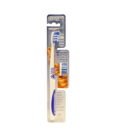 Eco-Dent Terradent Med5 Adult 31 Medium 1 Toothbrush 1 Spare Brush Head