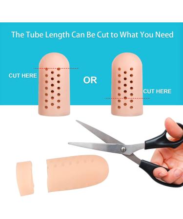 Kimihome 16 PCS Silicone Toe Caps & Protectors - Relief for Corns, Blisters & Ingrown Toenails - Toe Sleeve Cushions (4 Large + 8 Medium + 4 Small) Beige - Buy Online on GoSupps.com