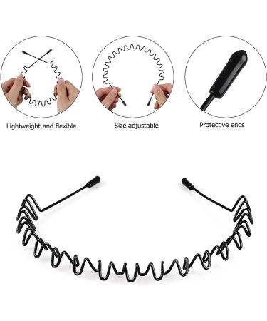 Non-Slip Men's Sports Hair Bands - 6pcs Set for Outdoor Sports & Daily Wear - Buy Online on GoSupps.com