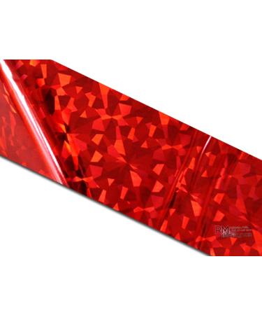 magic nail art and Nail Art Foil Transfer film Chrome Foil Red