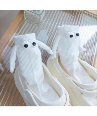 4 PCS Magnetic 3D Doll Couple Socks Funny Gifts for Men and Women - Buy Online on GoSupps.com