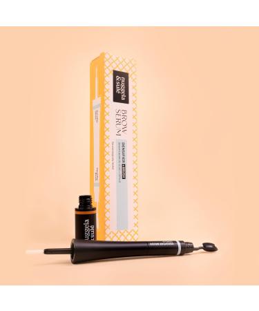 Nuggela & Sul Brow Serum. Eyebrow Densifying Serum + Brush. Fuller Thicker Eyebrows. With Marine Glycogen and Provitamin B5. 5 ml + Brush - Buy Online on GoSupps.com