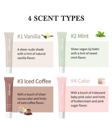 2pcs Lip Balm Hydrating Nourishing Lip Care Formula Lightweight & Non-Sticky Moisturize and Lip Care Gift Box for Women 2 Trending Shades (Mint Iced Coffee) #2 Mint #3 Iced Coffee - Buy Online on GoSupps.com