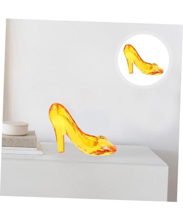 Kids Crystal High Heels - Acrylic Yellow Beads - Gem Toys 11X4CM - Buy Online on GoSupps.com