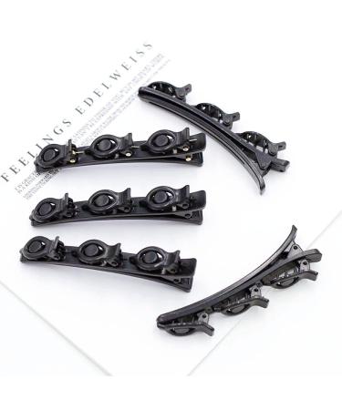 Qazuoik 10 Pcs Black Hair Clips - Double Braided Non-Slip Barrettes for Women | Stylish Hair Accessories for Cute Hairstyles - Gift Idea (Basic A) - Buy Online on GoSupps.com