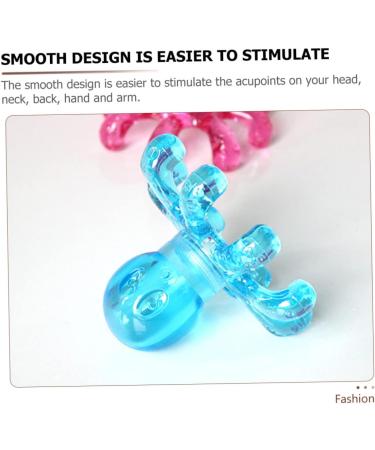 PartyKindom 6 Pcs Massager Tool Head Gripper - Essential Hair Accessory for Elderly | Durable Plastic - Buy Online on GoSupps.com