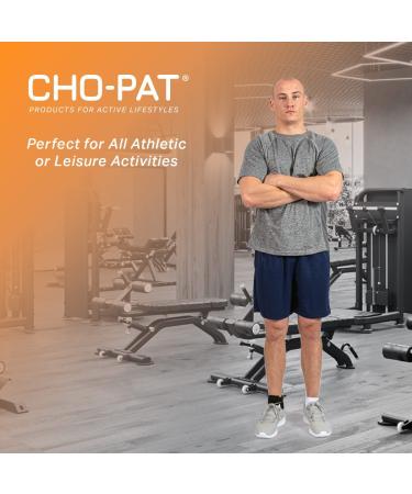 Cho-Pat Achilles Tendon Strap - Mayo Clinic Developed, Reduce Stress & Alleviate Pain - Black (Medium) - Buy Online on GoSupps.com