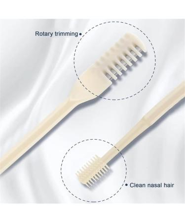 COTTNY Double Sided Nose Hair Knife - 2-in-1 Face Hair Trimming Tool for Men and Women | Enhanced Nose Hair Trimmer Clipper with 360 Degree Rotating Double Head - Buy Online on GoSupps.com