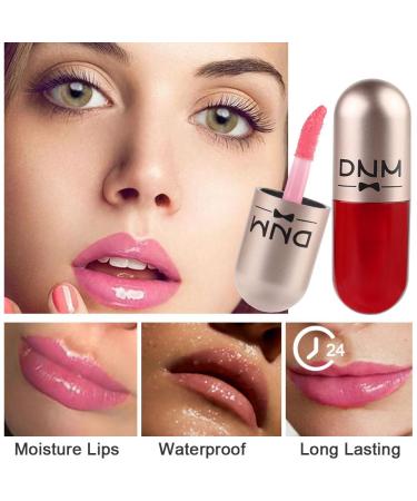 BINGBRUSH Color Changing Lip Gloss Set - 3 Pcs Tinted Plumping Lipstick & Moisturizing Lip Balm - Peach Strawberry Red Cherry - Longlasting High-Shine Lip Care - International Shipping Available - Buy Online on GoSupps.com