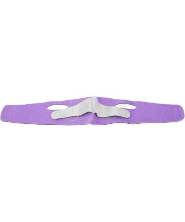 Qukaim Facial Slimming Strap Face Lifting Band V Line Elastic Graphene Breathable Adjustable Strap for Slimming Face Purple - Buy Online on GoSupps.com