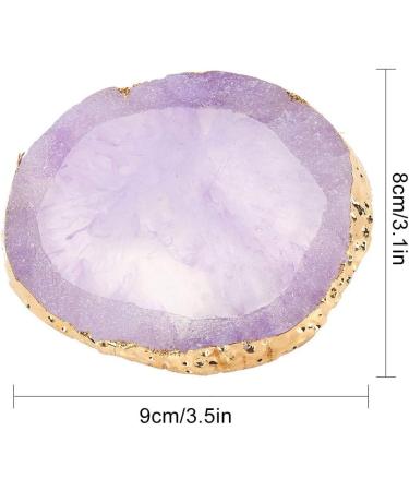 Naroote Solid Gel Nail Polish Palette Nail Polish Palette Resin Nail Art Palette Nail Polish Cosmetic Palette Gold Edge Pigment Mixing Plate Drawing Color Dish Manicure Nail DIY Tool BLACK - Buy Online on GoSupps.com