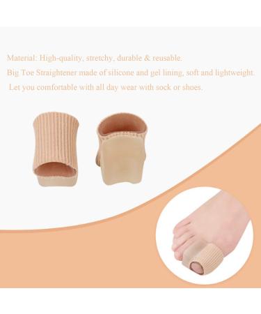 L Size Gel Toe Spacer Separators | Bunion Corrector & Toe Spacers for Overlapping Toe | Soft Gel Lining for Hallux & Bunion Pain Relief - Buy Online on GoSupps.com