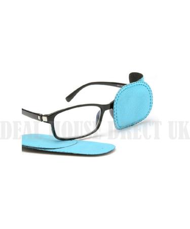 HAYATEC Occlusion Eye Patch Cover for Children Glasses - Treat Lazy Eye Amblyopia one Eye Disorder Children Spectacle 85x50 cm 3 Pairs (Blue) - Buy Online on GoSupps.com