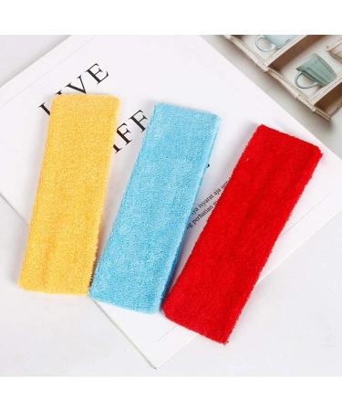 Buy Pack of 10 Sports Headbands for Men & Women | Cotton Sweatbands & Elastic Forehead Bands - Perfect for All Activities - Buy Online on GoSupps.com
