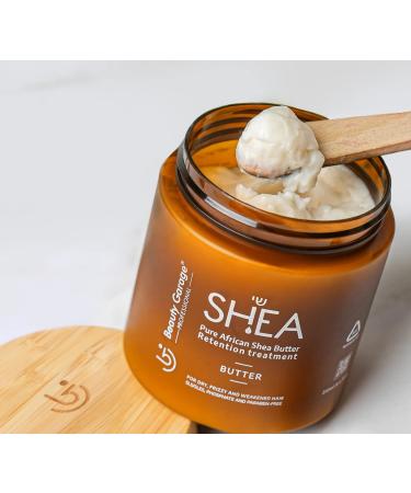 Beauty Garage Pure African Shea Butter Hair Mask 250ml - Retention Treatment - Buy Online on GoSupps.com