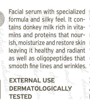 Olivie Natural Beauty! Nourishing/Restoring Donkey Milk Face Serum 30 ml 1 Unit - Buy Online on GoSupps.com