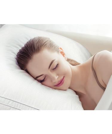 Buy Amolavet 40x80 Hotel Pillows - Down Alternative Soft Support Cushions - Allergy-Friendly Sleep Pillows - Set of 2 for All Sleeping Positions - Buy Online on GoSupps.com