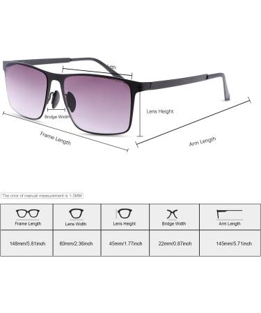 Buy UV400 Spring Hinge Reading Glasses - Women & Men Sun Protection Blue Light Filter 2.5X - Stylish Safety Sunglasses - Buy Online on GoSupps.com