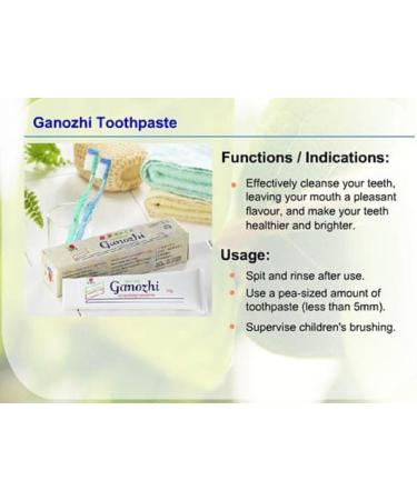 DXN Ganozhi Toothpaste Ganoderma 150g - Set of 3 Boxes | Natural Oral Care - Buy Online on GoSupps.com
