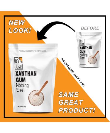 Xanthan Gum 8oz - Keto Baking Non-GMO Thickener for Sauces, Soups, Dressings | Made in USA - 8 Ounce Pack of 1 - Buy Online on GoSupps.com